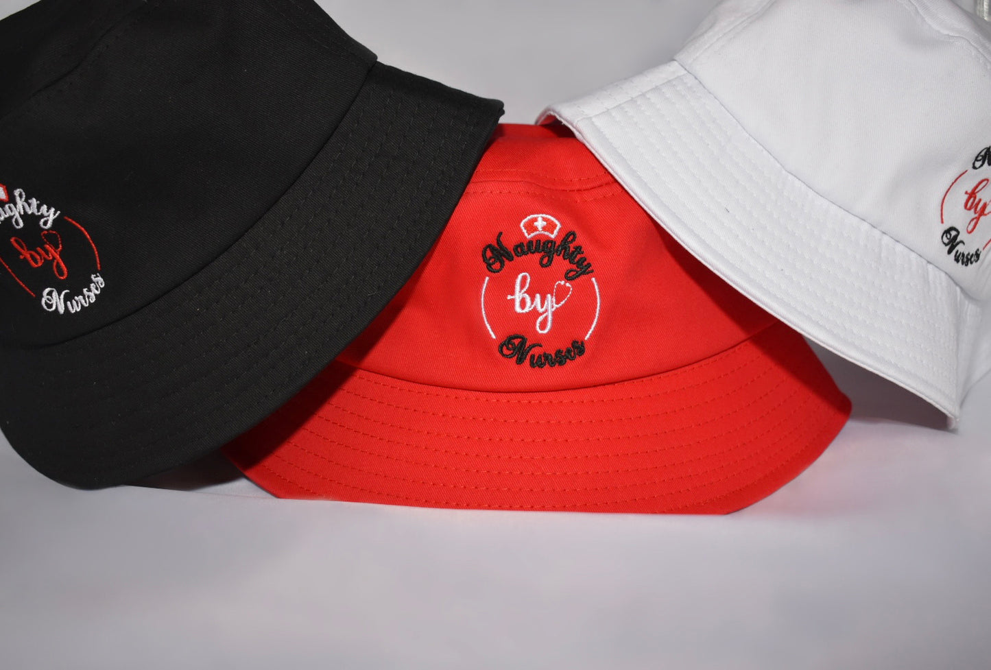Naughty by Nurses Bucket Hats