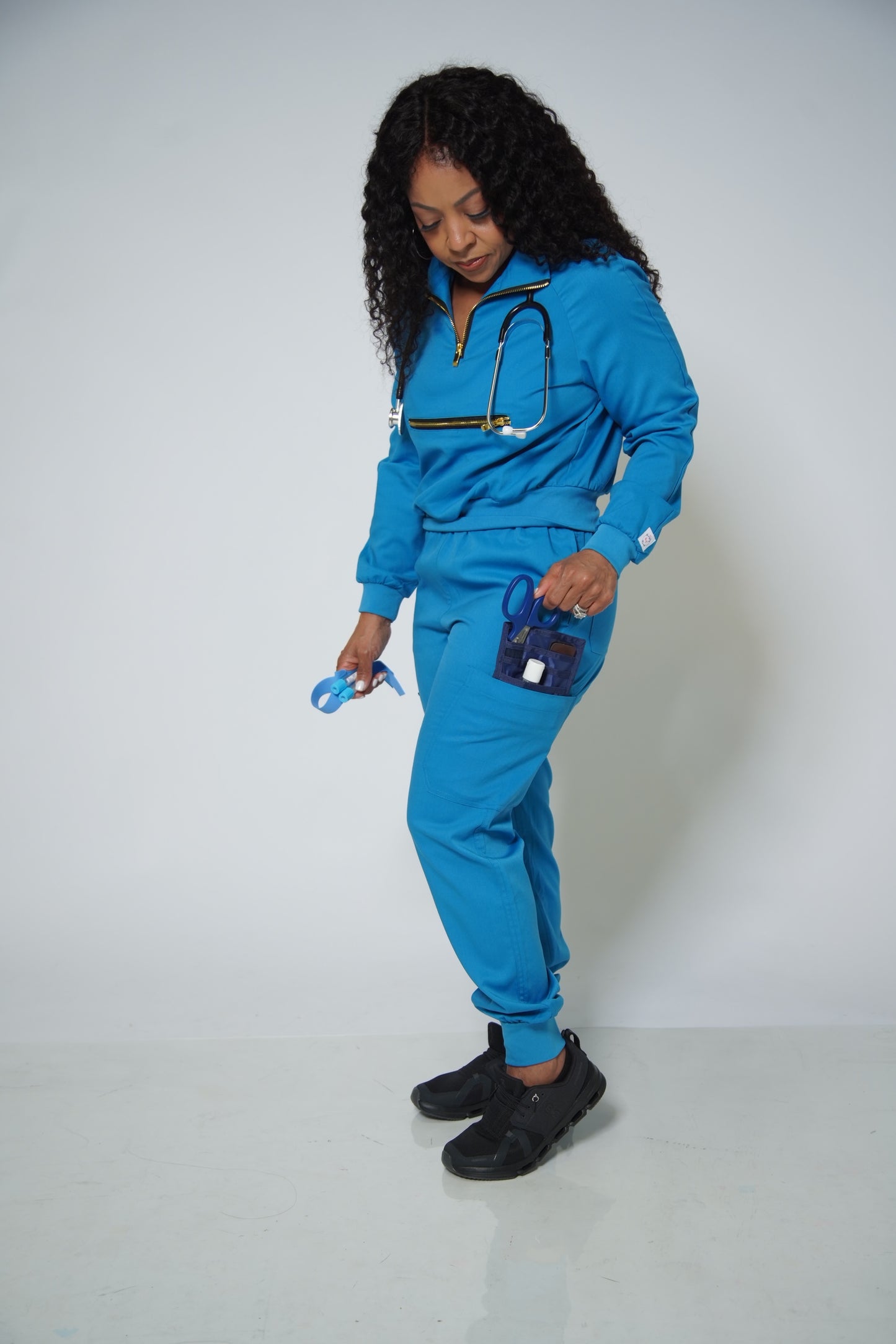 Tourniquet Turquoise Jogger Set