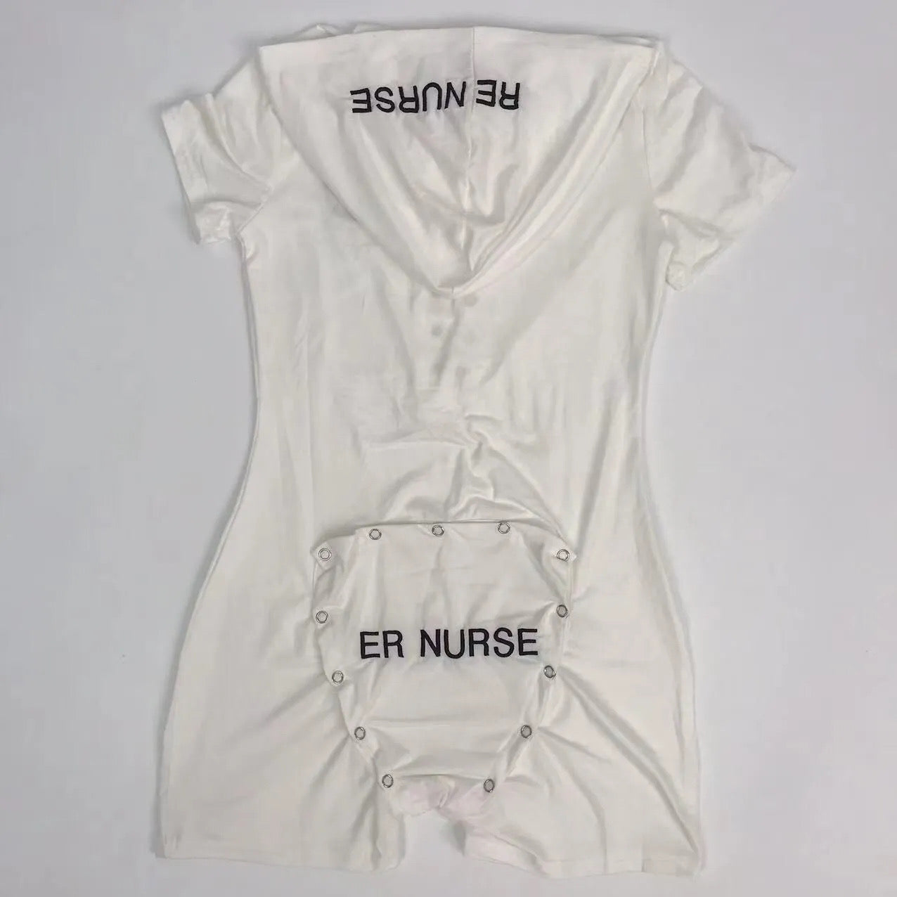 Nurse Novelty White Pajamas