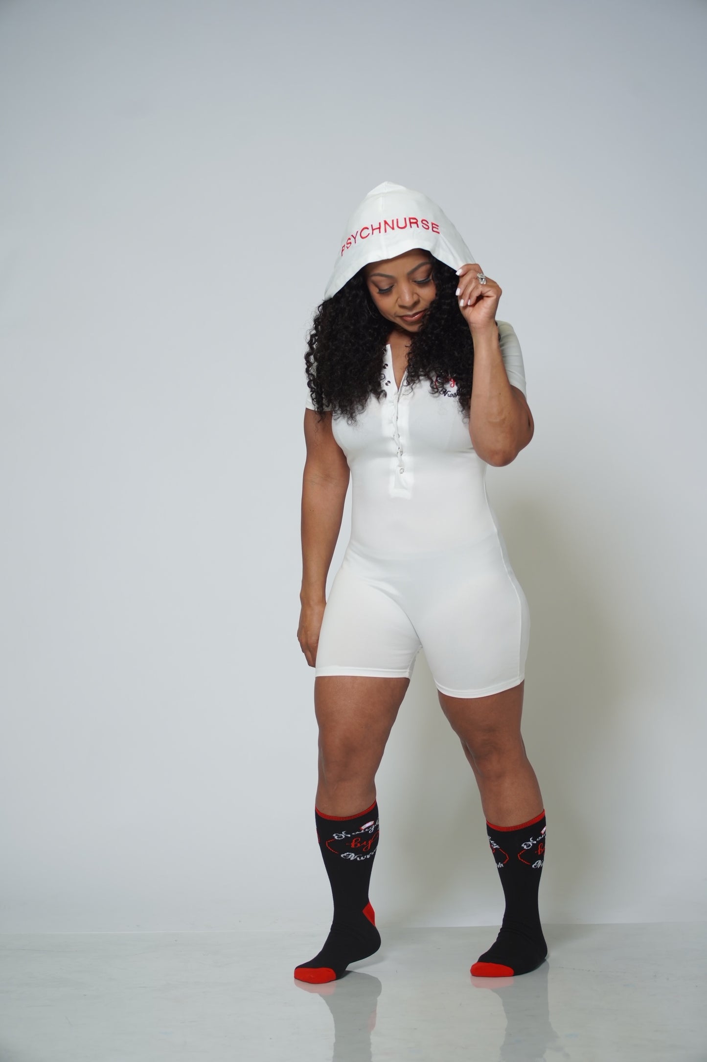Nurse Novelty White Pajamas