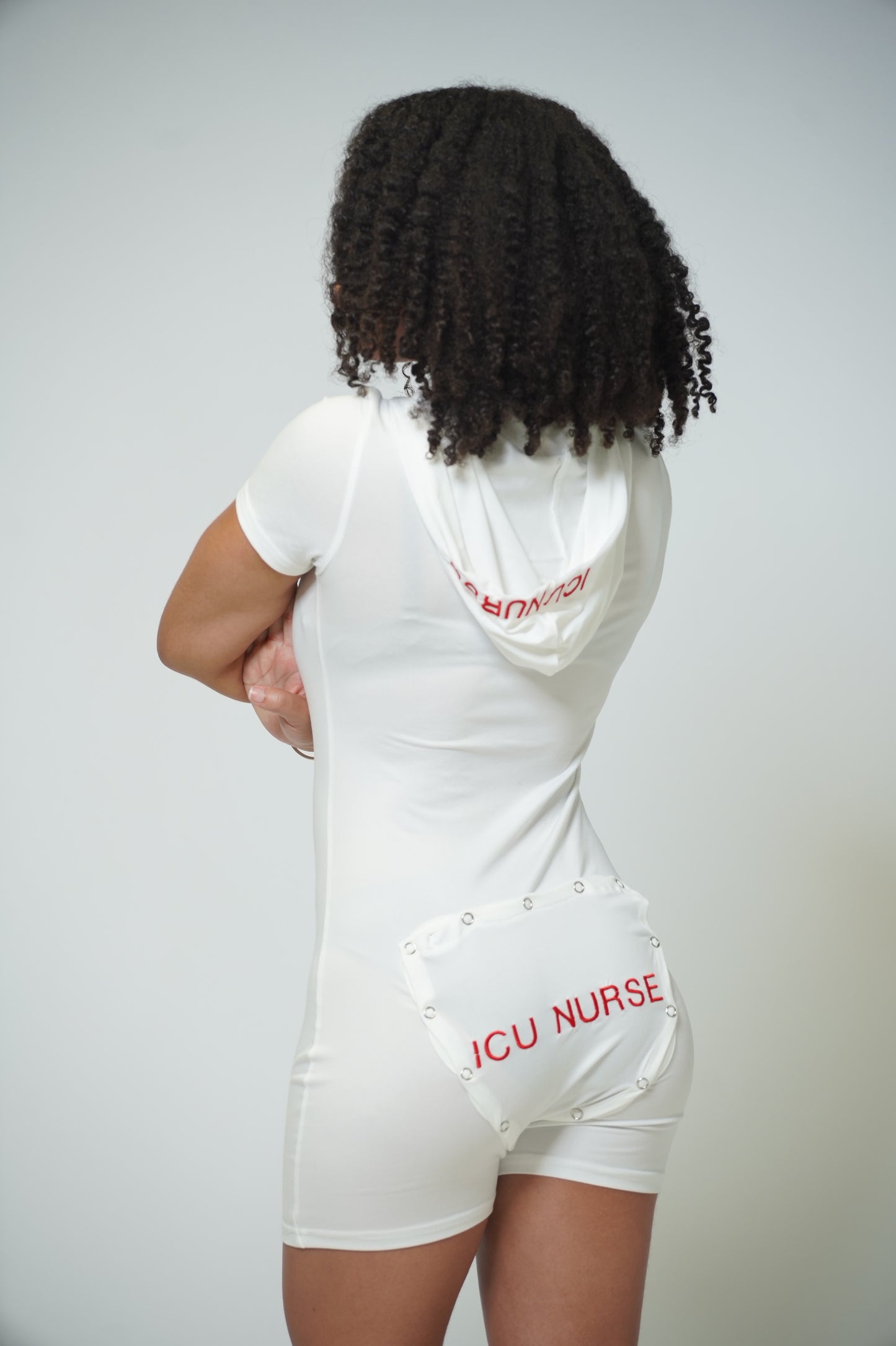 Nurse Novelty White Pajamas