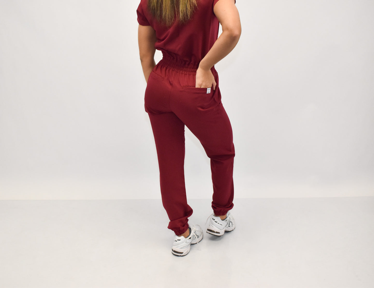 Nurse Bae Burgundy Jumpsuit