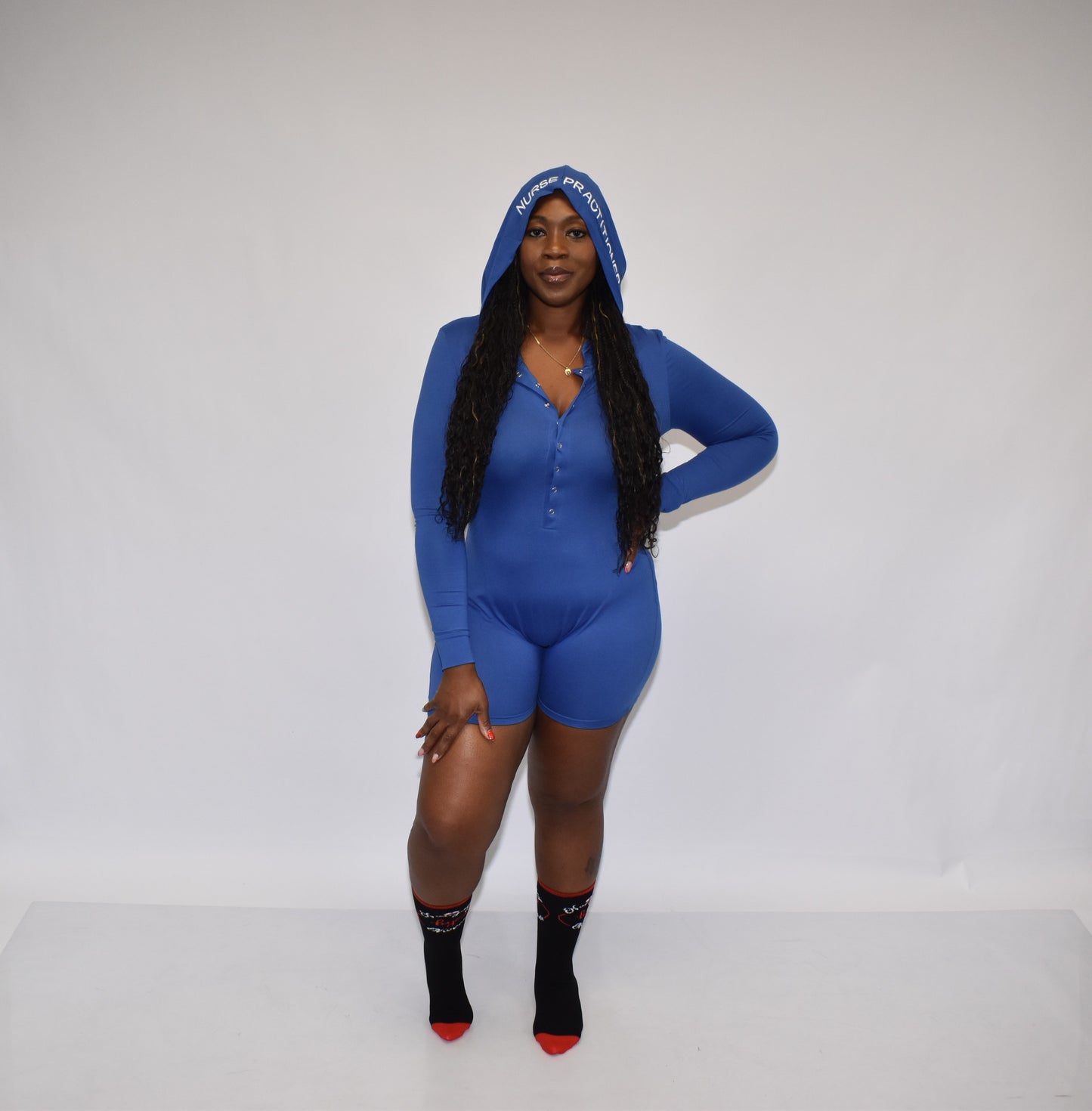 Nurse Novelty long-sleeve shorts pajamas