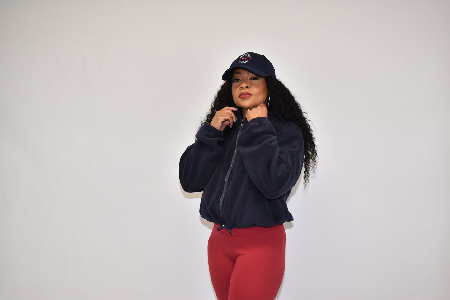 Naughty Cropped Fleece Jacket